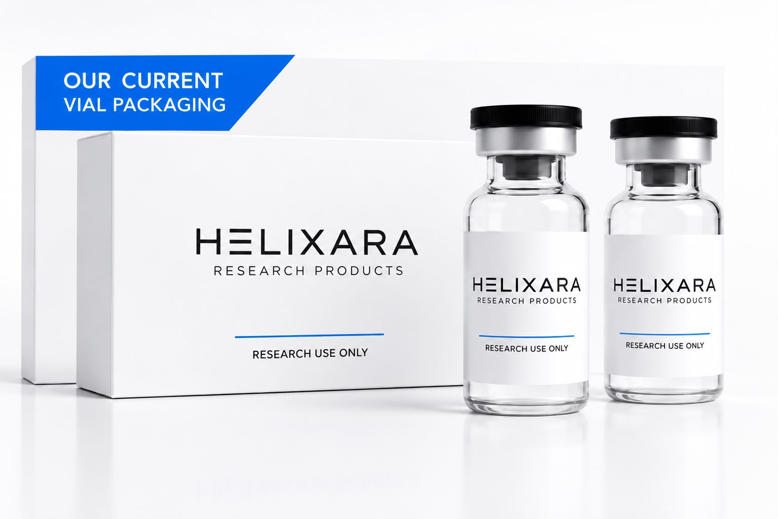 Helixara research product vial