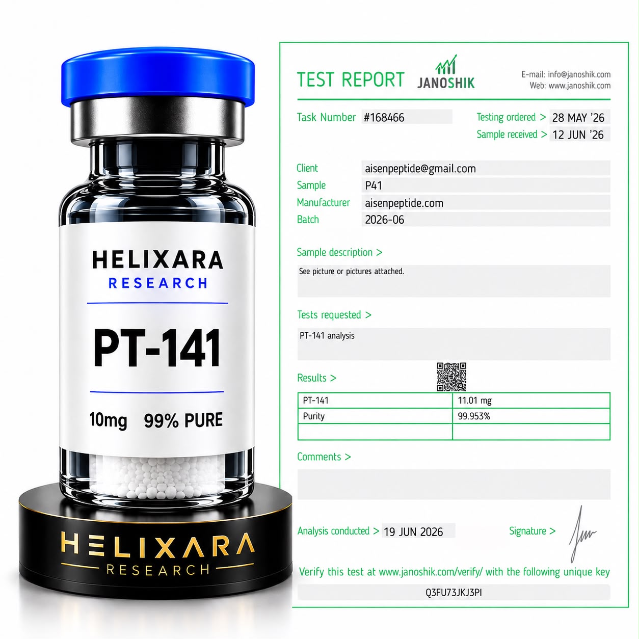 PT-141 10mg Research Vial
