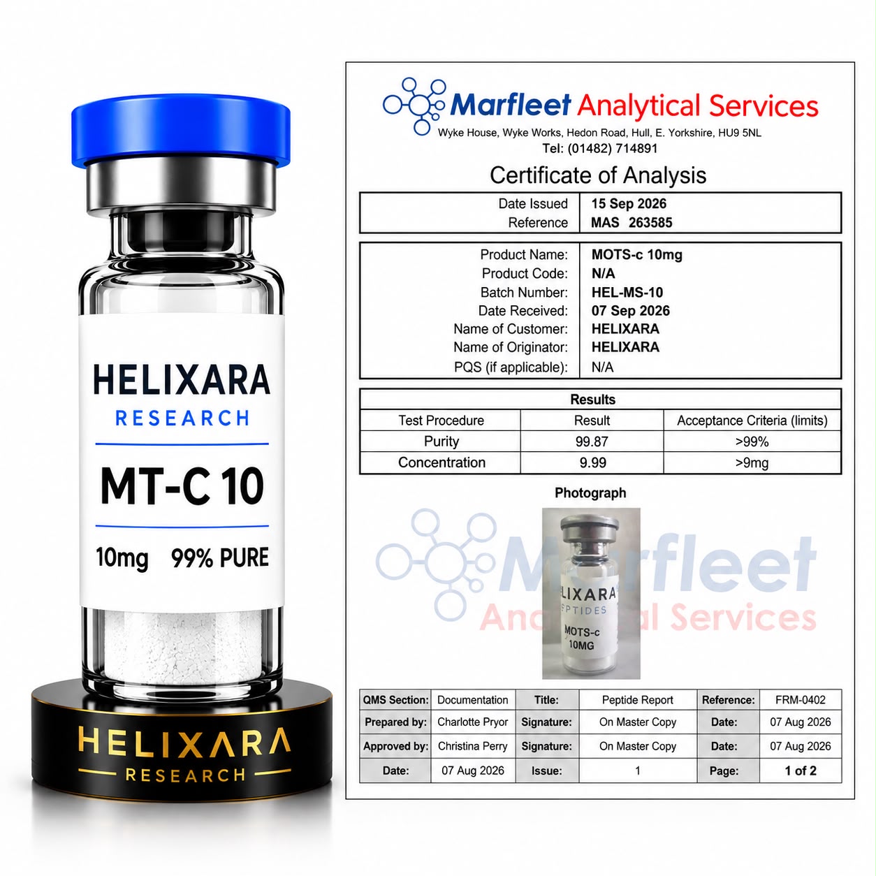 MOTSc - 10mg Research Vial