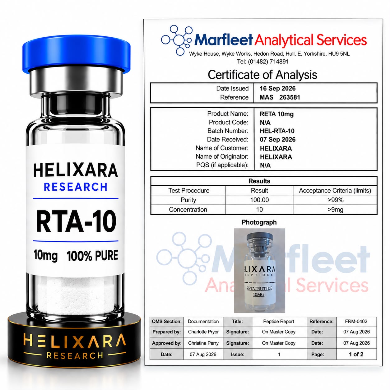 RETA 10mg Research Vial