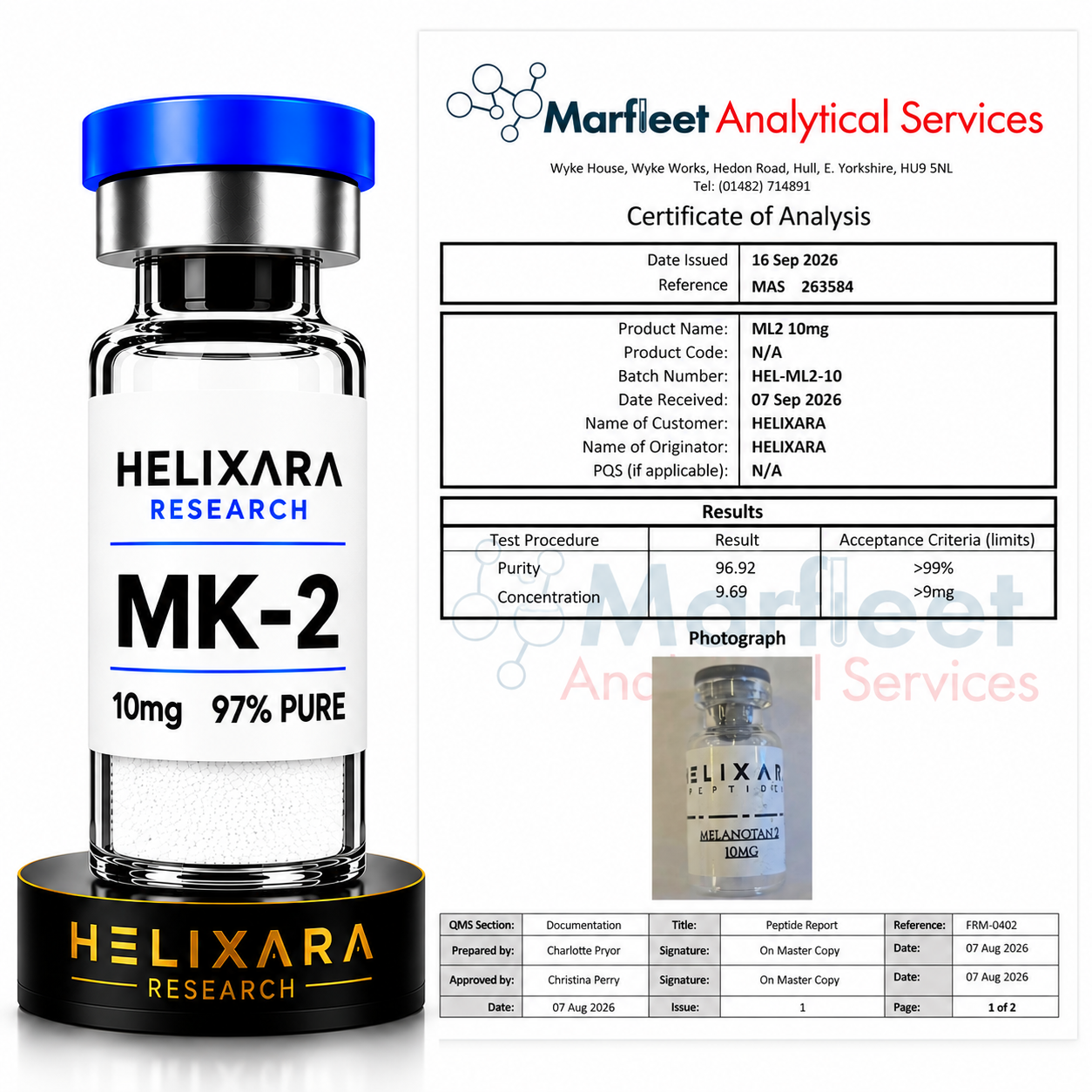 MK-2 10mg Research Vial